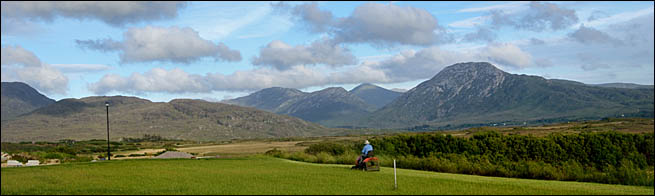 Twelve Bens from Tullycross, © 2014 Juergen Kullmann