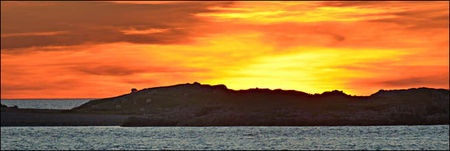 Sunset at Renvyle Beach, © 2014 Juergen Kullmann