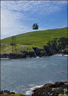 Seilbahn nach Dursey Island, © 2017 Juergen Kullmann