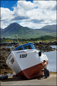 Derryinver Quay, Renvyle, Connemara, © 2019 Jürgen Kullmann