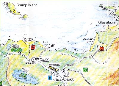 Map, © 1992 Renvyle Tourism