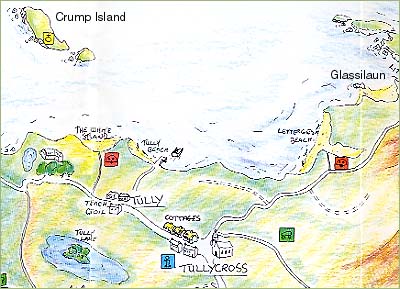 Map, © 1992 Renvyle Tourism