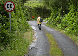 Speedlimit in Irland, © 2008 Juergen Kullmann